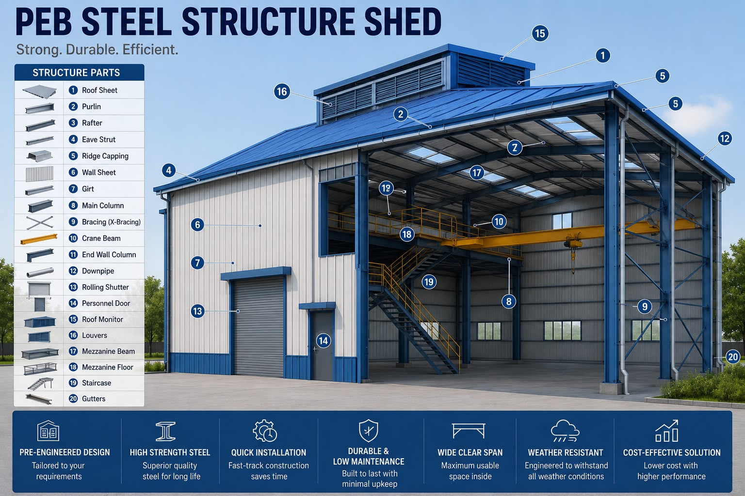 Trident Engineering Service steel structure project